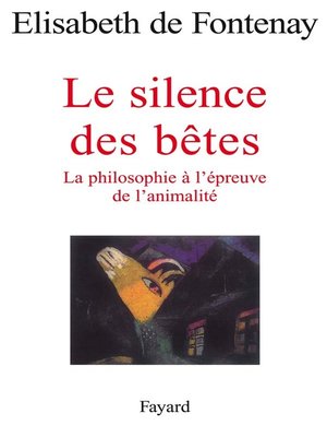 cover image of Le silence des bêtes